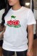 White Fashion Casual Print Letter O Neck T-Shirts