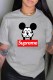 Grey Fashion Casual Character Print Letter O Neck T-Shirts