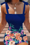 White Red Sexy Print Bandage Patchwork Spaghetti Strap Pencil Skirt Dresses