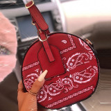 Red Fashion Casual Print Patchwork Bags