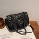 Black Fashion Simplicity Letter Chains Bags