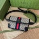 Black khaki Fashion Street Letter Patchwork Bags