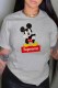 Grey Fashion Casual Character Print Letter O Neck T-Shirts
