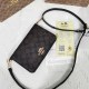 Brown Fashion Street Letter Patchwork Bags