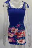 White Red Sexy Print Bandage Patchwork Spaghetti Strap Pencil Skirt Dresses