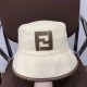 White Fashion Casual Letter Patchwork Hat