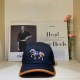 Black Fashion Street Letter Embroidered Hat