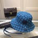 Royal Blue Fashion Casual Letter Patchwork Hat