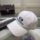 White Fashion Sportswear Letter Embroidered Hat