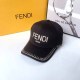Black Fashion Street Letter Embroidered Hat