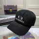 Black Fashion Sportswear Letter Embroidered Hat