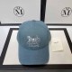 Blue Fashion Street Letter Embroidered Hat