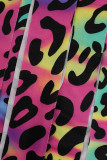 Colour Fashion Sexy Print Tassel Bandage Backless Swimwears (Without Paddings)