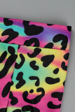 Colour Fashion Sexy Print Tassel Bandage Backless Swimwears (Without Paddings)