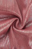 Red Sexy Solid Bandage Backless Strapless One Step Skirt Dresses