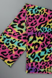 Colour Fashion Sexy Print Tassel Bandage Backless Swimwears (Without Paddings)