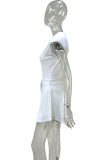 Pink Fashion Casual Solid Patchwork Half A Turtleneck Sleeveless Two Pieces