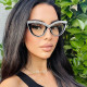 Black Fashion Casual Vintage Patchwork Rhinestone Sunglasses