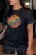 Black Fashion Casual Print Letter O Neck T-Shirts