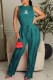 Green Fashion Casual Print Tassel Letter O Neck Sleeveless Two Pieces