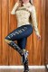 Blue Yellow Fashion Casual Print Patchwork Zipper Collar Long Sleeve Two Pieces