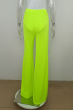 Blue Casual Solid Patchwork Asymmetrical O Neck Sleeveless Two Pieces