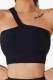Black Casual Sportswear Solid Patchwork
