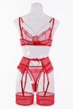 Burgundy Fashion Sexy Solid Hollowed Out Patchwork See-through Chains Backless Lingerie