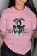 Pink Fashion Casual Print Letter O Neck T-Shirts