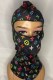 Multicolor Fashion Sportswear Print Letter Riding Mask