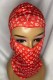 Red Fashion Sportswear Print Letter Riding Mask