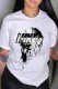 White Casual Fashion Print Letter O Neck T-Shirts