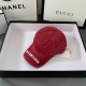 Burgundy Fashion Street Letter Embroidered Hat