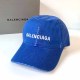 Blue Fashion Street Letter Embroidered Hat