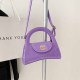 Purple Fashion Simplicity Letter Patchwork Bags