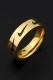 Gold Fashion Simplicity Geometric Patchwork Rings