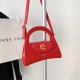 Red Fashion Simplicity Letter Patchwork Bags