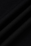 Coffee Fashion Casual Print Tassel Patchwork V Neck T-Shirts