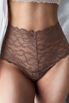 Khaki Fashion Sexy Solid Patchwork See-through Lingerie