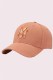 Orange Fashion Street Letter Embroidered Hat