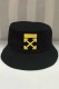 Black Yellow Fashion Street Embroidery Patchwork Hat