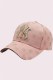 Pink Fashion Street Letter Embroidered Hat