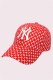 Red Fashion Street Letter Embroidered Hat