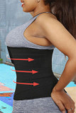 Black Fashion Solid Patchwork Bustiers