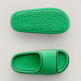 Green Casual Living Solid Color Round Comfortable Shoes