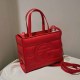 Red Fashion Street Solid Patchwork Bags