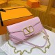 Pink Fashion Elegant Solid Chains Bags