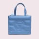 Blue Fashion Street Solid Patchwork Bags