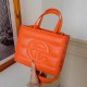 Orange Fashion Street Solid Patchwork Bags