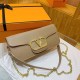 Khaki Fashion Elegant Solid Chains Bags
